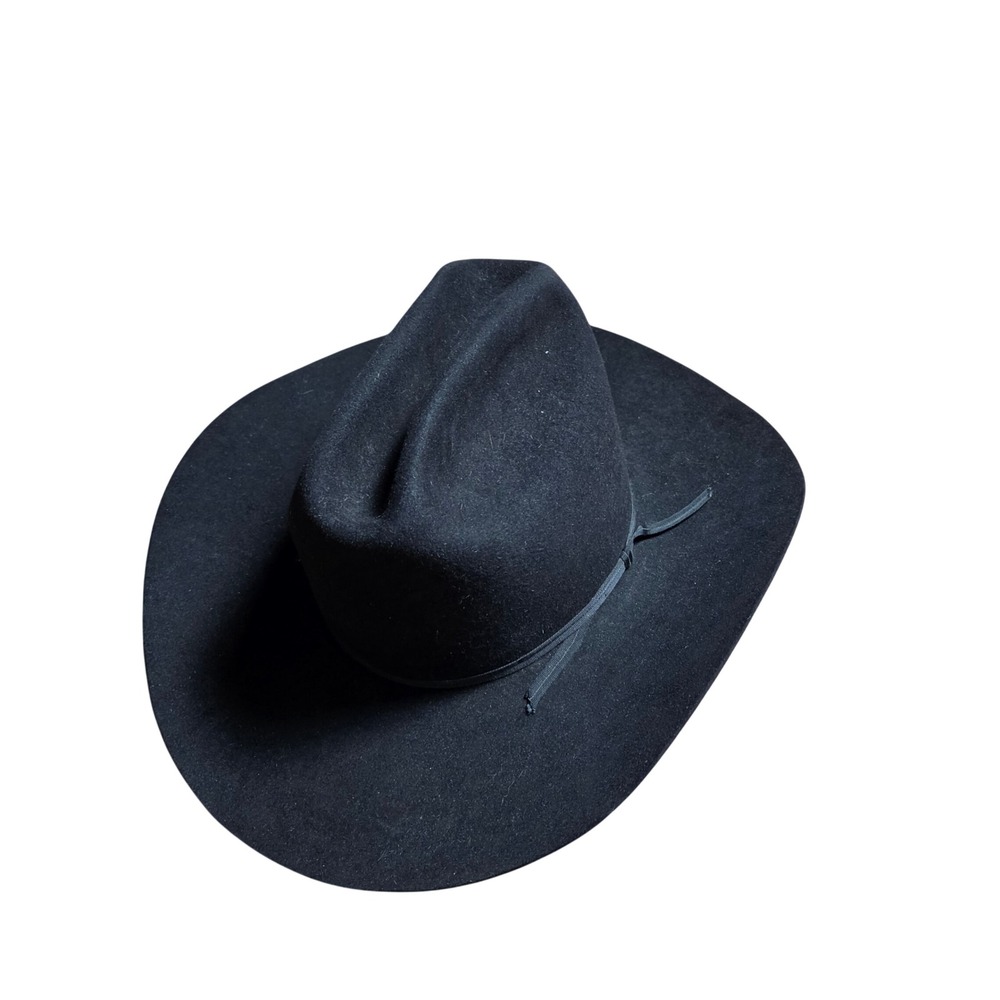American Hat Co XXX Felt Cowboy Hat 7 1/4 Houston Texas Made Cattleman Western